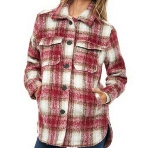 Sebby Plaid Shirt Jacket Shacket